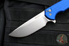 Protech Mordax Flipper- Blue Handle with Stonewash Blade MX101-BLUE