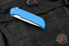 Protech Mordax Flipper- Blue Gridlock Textured Handle- Stonewash Magnacut Blade MX105-BLUE GRIDLOCK