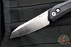 Protech 2024 Blade Show Auto Oligarch - Black Handle - Abalone Button Inlay- Satin Magnacut Blade SN 26 Of 100