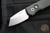 Protech Runt 5 OTS Auto Knife- Reverse Tanto- Green Handle- Stonewash Magnacut Steel Blade  R5401-GREEN