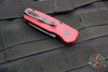 Protech Runt 5 OTS Auto Knife- Reverse Tanto- Red Handle- Black DLC Magnacut Steel Blade  R5403-RED