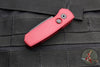 Protech Runt 5 OTS Auto Knife- Reverse Tanto- Red Handle- Black DLC Magnacut Steel Blade  R5403-RED