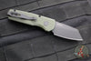 Protech Runt 5 OTS Auto Knife- Reverse Tanto- Textured Green Handle- Black DLC Magnacut Steel Blade  R5406-GREEN