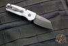 Protech Runt 5 OTS Auto Knife- Reverse Tanto- Textured Grey Handle- Black DLC Magnacut Steel Blade  R5406-GREY