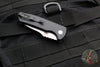 Protech Les George SBR Short Bladed Rockeye Out The Side (OTS)- Unique Striped Micarta Handle- Stonewash Blade V2