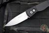 Protech Tactical Response 2 OTS Auto- Black Handle With Textured Corners- Stonewash Plain Edge Magnacut Steel Blade T201