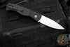 Protech Tactical Response 2 OTS Auto- Black Handle With Textured Corners- Stonewash Plain Edge Magnacut Steel Blade T201