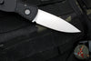 Protech Tactical Response 2 OTS Auto- Black Handle With Textured Corners- Stonewash Plain Edge Magnacut Steel Blade T201