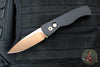 Protech Tactical Response 2 OTS Auto- Black Handle- Rose Gold Magnacut Steel Blade T203-RG