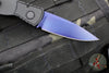 Protech Tactical Response 2 OTS Auto- Black Handle With Textured Corners- Sapphire Blue Magnacut Steel Blade T203-SB