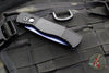 Protech Tactical Response 2 OTS Auto- Black Handle With Textured Corners- Sapphire Blue Magnacut Steel Blade T203-SB