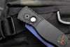 Protech Tactical Response 2 OTS Auto- Black Handle With Textured Corners- Sapphire Blue Magnacut Steel Blade T203-SB