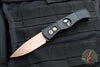 Protech TR-2 Tactical Response 2 OTS Auto- Black Textured Handle- Rose Gold Finished Magnacut Steel Blade- Shaw Silver Skull