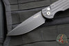 Protech TR-3 Tactical Response 3 Out The Side (OTS) Auto Knife- Black Grooved Handle- Black Magnacut Steel Plain Edge-  TR-3 BT MC
