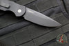 Protech TR-3 Tactical Response 3 Out The Side (OTS) Auto Knife- Black Grooved Handle- Black Magnacut Steel Plain Edge-  TR-3 BT MC