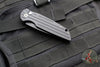 Protech TR-3 Tactical Response 3 Out The Side (OTS) Auto Knife- Black Grooved Handle- Black Magnacut Steel Plain Edge-  TR-3 BT MC