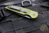 Protech TR-3- Tactical Response 3 Out The Side (OTS) Auto Knife- Green Fish Scale Handle- Black Plain Edge TR-3 X1 Green