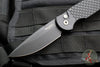 Protech TR-3- Tactical Response 3 Out The Side (OTS) Auto Knife- Black Fish Scale Handle- Black Magnacut Plain Edge TR-3 X1 MC
