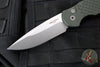 Protech TR-3 Tactical Response 3 Out The Side (OTS) Auto Knife- Green Fish Scale Handle- Stonewash Plain Edge TR-3 X1 SW Green