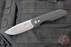 Protech Vero Synapse Design Out The Side (OTS) Auto Knife- Thick Black Aluminum Bottom Handle- Black Canvas Micarta Lid- Stonewash Magnacut Steel Blade VERO1211-BLK MIC