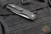 Protech Vero Synapse Design Out The Side (OTS) Auto Knife- Thick Black Aluminum Bottom Handle- Black Canvas Micarta Lid- Stonewash Magnacut Steel Blade VERO1211-BLK MIC