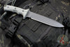 Chris Reeve Green Beret Fixed Blade- Black Canvas Micarta Handle- Black Plain Edge Magnacut Steel Blade- Tan Sheath GB7-1005