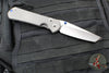 Chris Reeve Large Sebenza 31- LEFT HANDED- Tanto Edge- Sandblasted Finished Titanium- Stonewash Magnacut Blade L31-1011