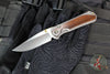 Chris Reeve Large Sebenza 31- Drop Point- Macassar Ebony Wood Inlay- L31-1116 IN CPM-MAGNACUT
