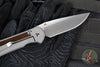 Chris Reeve Large Sebenza 31- Drop Point- Macassar Ebony Wood Inlay- L31-1116 IN CPM-MAGNACUT