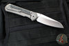 Chris Reeve Large Sebenza 31- Insingo- Glass Blasted Finished Titanium- Black Micarta Inlay- Stonewash Magnacut Steel L31-1224