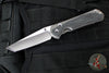 Chris Reeve Large Sebenza 31- Tanto Edge- Glass Blasted Titanium Handle- Black Micarta Inlay- Stonewash Magnacut Blade L31-1232