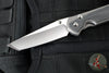 Chris Reeve Large Sebenza 31- Tanto Edge- Glass Blasted Titanium Handle- Black Micarta Inlay- Stonewash Magnacut Blade L31-1232