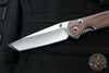 Chris Reeve Large Sebenza 31- Tanto Edge- Glass Blasted Titanium Handle- Natural Micarta Inlay- Stonewash Magnacut Blade L31-1234