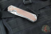 Chris Reeve Large Sebenza 31- Tanto Edge- Glass Blasted Titanium Handle- Natural Micarta Inlay- Stonewash Magnacut Blade L31-1234