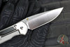 Chris Reeve Large Sebenza 31- Polished Titanium Handle- Polished Drop Point- Bog Oak Wood Inlay- L31-1620 IN CPM-MAGNACUT v6