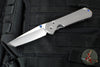 Chris Reeve Large Sebenza 31 Tanto- Glass Blasted Finished Titanium- Stonewash Magnacut Blade L31-1687