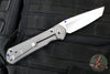 Chris Reeve Large Sebenza 31 Tanto- Glass Blasted Finished Titanium- Stonewash Magnacut Blade L31-1687