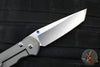 Chris Reeve Large Sebenza 31 Tanto- Glass Blasted Finished Titanium- Stonewash Magnacut Blade L31-1687