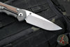 Chris Reeve Large Inkosi- Natural Canvas Micarta- Drop Point LIN-1014 In Magnacut