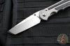 Chris Reeve- Large Inkosi- Tanto Edge- Glass Blasted Titanium Handle- Black Micarta Inlays- Magnacut Steel Blade LIN-1132