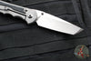 Chris Reeve- Large Inkosi- Tanto Edge- Glass Blasted Titanium Handle- Black Micarta Inlays- Magnacut Steel Blade LIN-1132