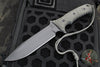 Chris Reeve Pacific Fixed Blade-Black Canvas Micarta with Black Plain Edge Magnacut Steel Blade PAC-1000