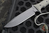Chris Reeve Pacific Fixed Blade-Black Canvas Micarta with Black Plain Edge Magnacut Steel Blade PAC-1000
