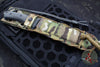 Chris Reeve Pacific Fixed Blade-Black Canvas Micarta with Black Plain Edge Magnacut Steel Blade PAC-1000