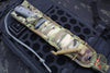 Chris Reeve Pacific Fixed Blade- Black Canvas Micarta Handle- Black Finished Magnacut Steel Part Serrated Edge PAC-1001