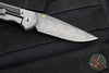 Chris Reeve Small Sebenza 31- Bog Oak Inlay- Boomerang Damascus Drop Point Blade S31-1102
