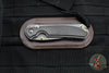 Chris Reeve Small Sebenza 31- Bog Oak Inlay- Boomerang Damascus Drop Point Blade S31-1102