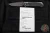 Chris Reeve Small Sebenza 31- Drop Point- Bog Oak Inlay Handle- Ladder Damascus Blade S31-1104