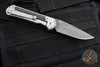 Chris Reeve Small Sebenza 31- Drop Point- Bog Oak Inlay Handle- Ladder Damascus Blade S31-1104