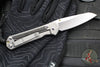 Chris Reeve Small Sebenza 31- Insingo Edge- Glass Blasted Titanium- Bog Oak Wood Inlay- Magnacut Steel Blade S31-1124 v2
